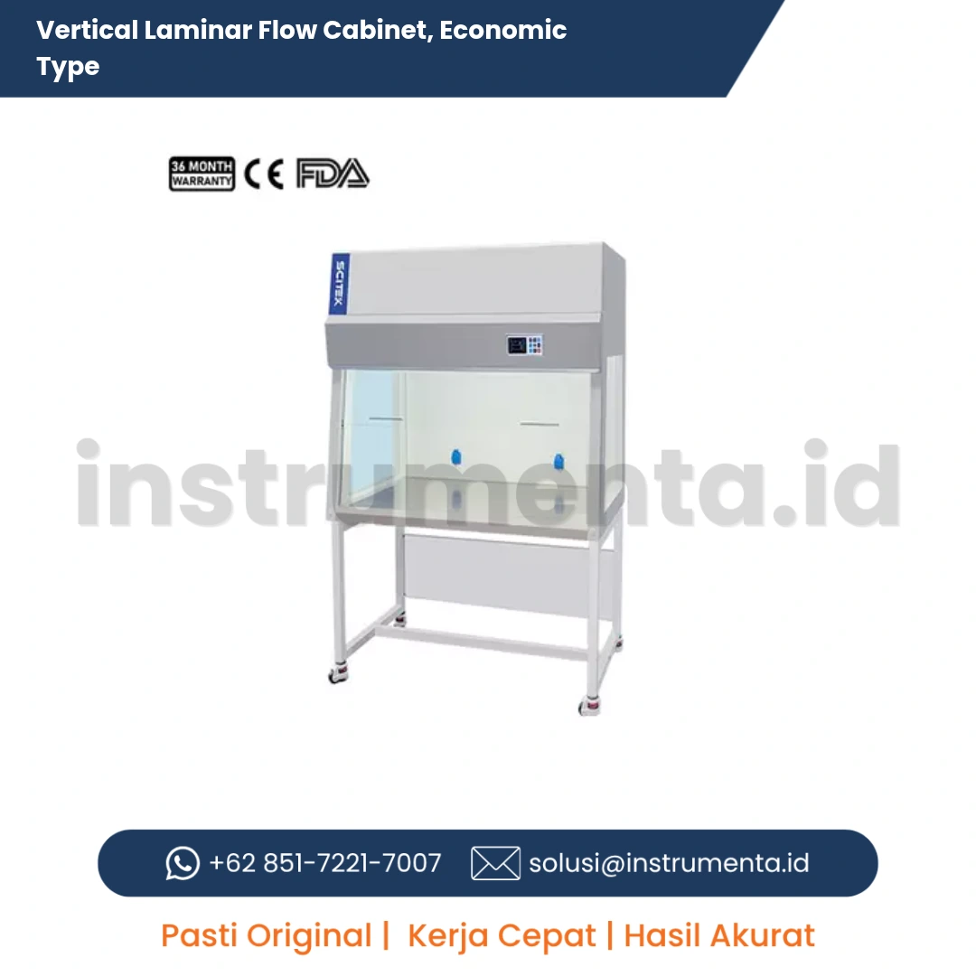Harga Ekonomis Vertical Laminar Flow Cabinet SCITEK SW-CJ-1B Meja Kerja Steril Laboratorium Vertikal HEPA Filter Kompak Praktis